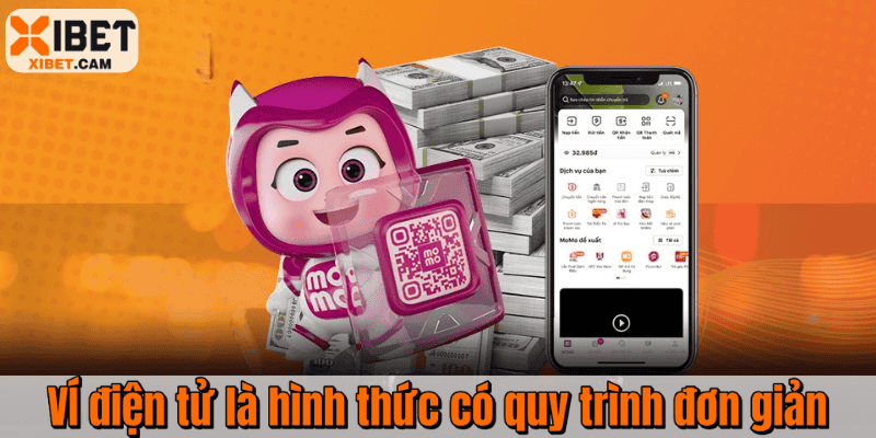 VÍ điện tử là hình thức có quy trình đơn giản