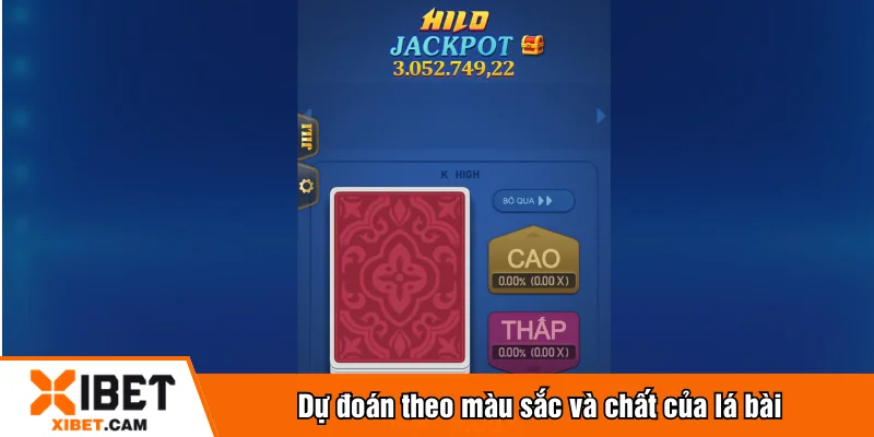 Dự đoán theo màu sắc và chất của lá bài
