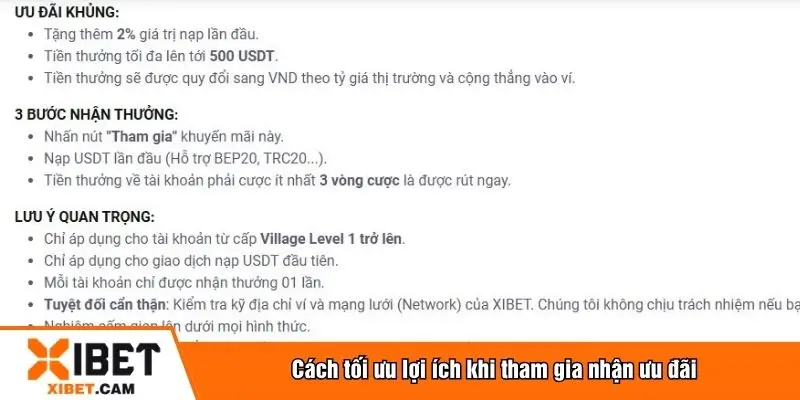 Cách tối ưu lợi ích khi tham gia nhận ưu đãi